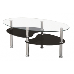 TABLE BASSE VITRE