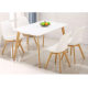 ENSEMBLE TABLE + 4 CHAISES MODERNE