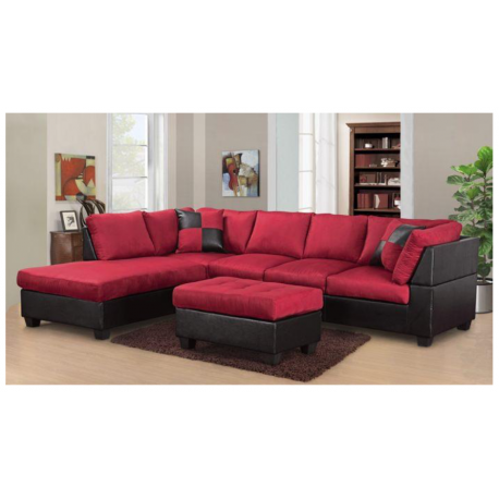 Salon d'angle + Pouf Modèle Venise Salon d'angle + Pouf Modèle Venise