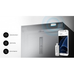 REFRIGERATEUR 2P SAMSUNG 618L FV AVEC DISTRIBUTEUR D'EAU A+ INOX