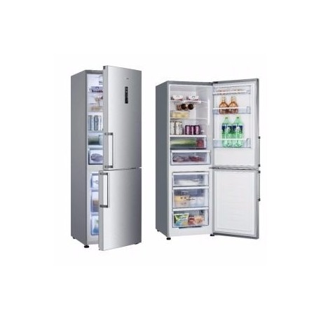 REFRIGERATEUR COMBINE 2 PORTES HISENSE 326L A+ INOX