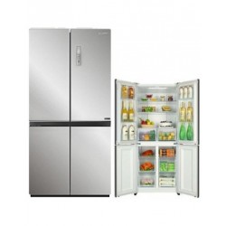 REFRIGERATEUR COMBINE MIDEA 530L 4P NF A+ INOX