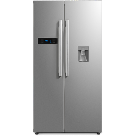 REFRIGERATEUR MIDEA SBS 522L AVEC RESERVOIR A EAU SILVER